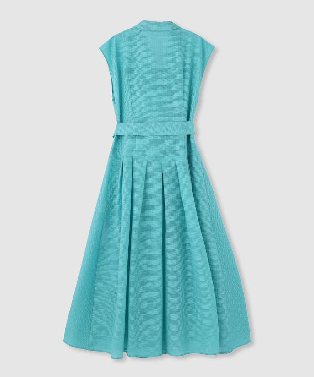 LOULOU WILLOUGHBY 【LOULOU WILLOUGHBY】シアージャガードテーラーワンピース ターコイズ (64)