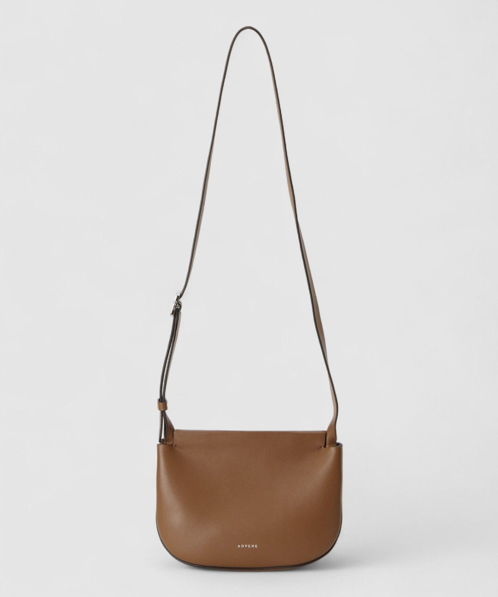 buying 【ADVENE(アドヴェン)】THE SMALL DUET CROSSBODYショルダーバッグ キャメル (84)
