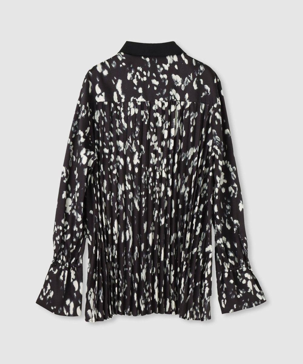 allureville OFFICINAバックプリーツブラウス ブラック (95)