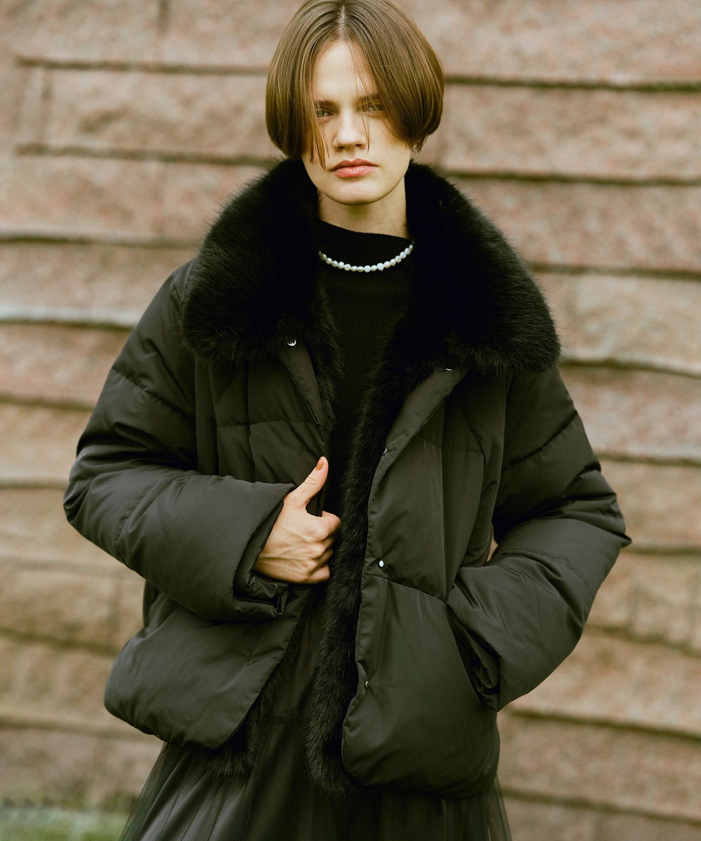 ファーカラーショートダウンコート|allureville OFFICIAL SITE