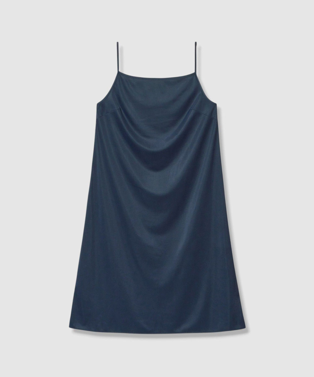 allureville ROSEプリントスカーフネックドレス レッド系 (46)