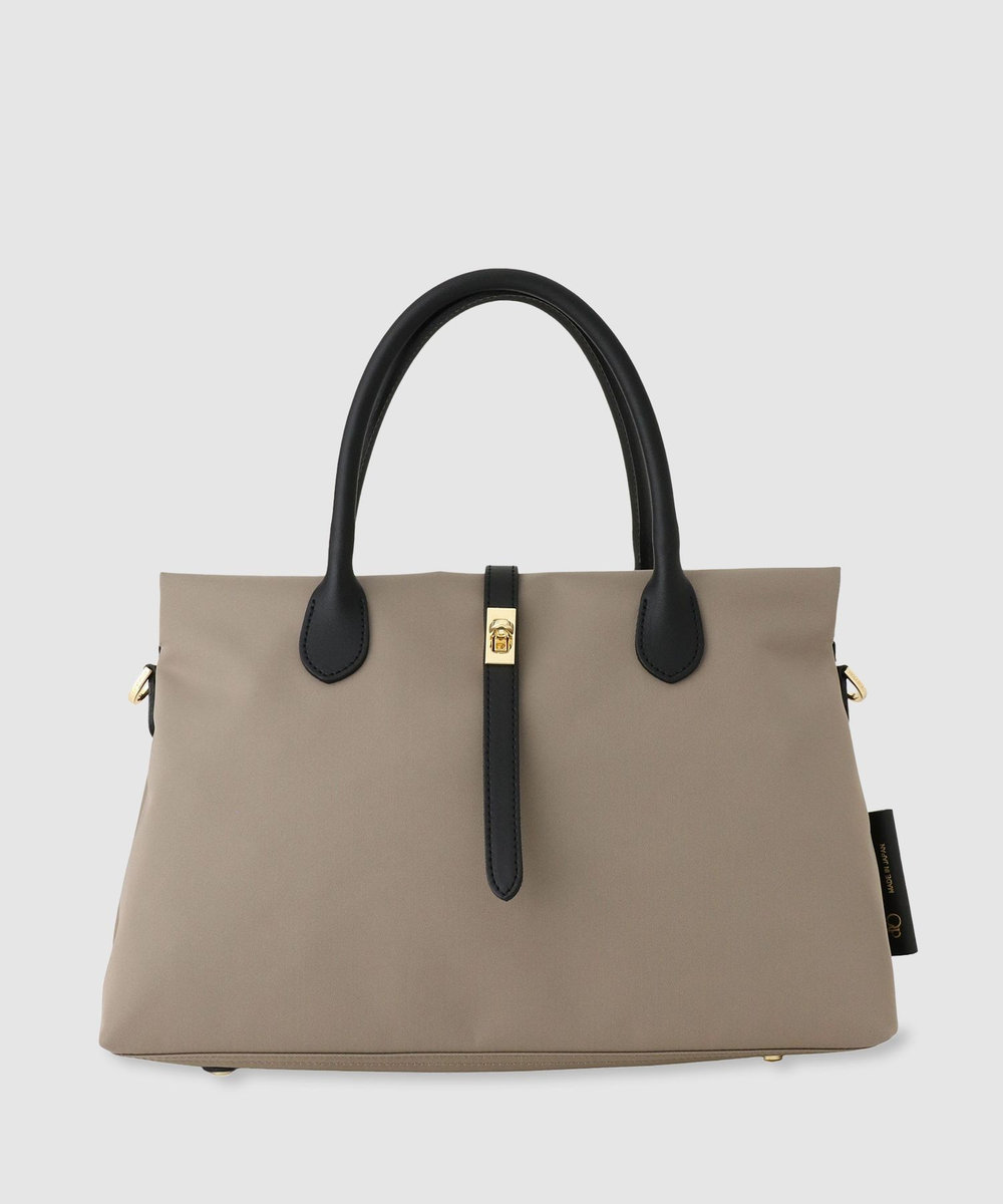 buying 【VIOLAd'ORO (ヴィオラドーロ)】ナイロンベルテッドトート モカ (85)