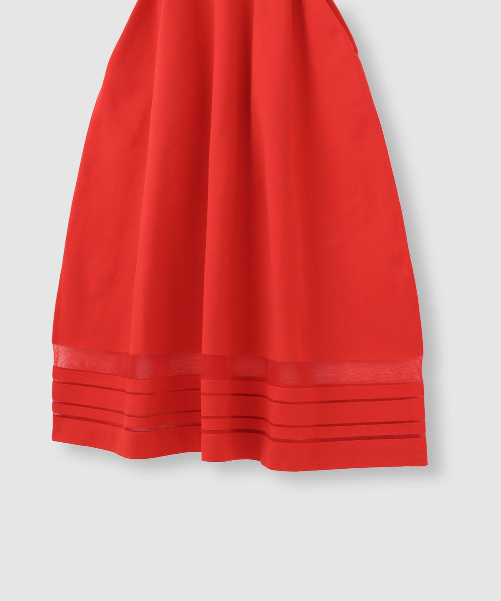 allureville ◇ ウエストマークリブワンピース レッド (43)