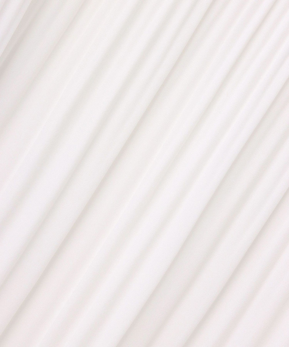 LOULOU WILLOUGHBY 【LOULOU WILLOUGHBY】プリーツリボンブラウス ホワイト (01)