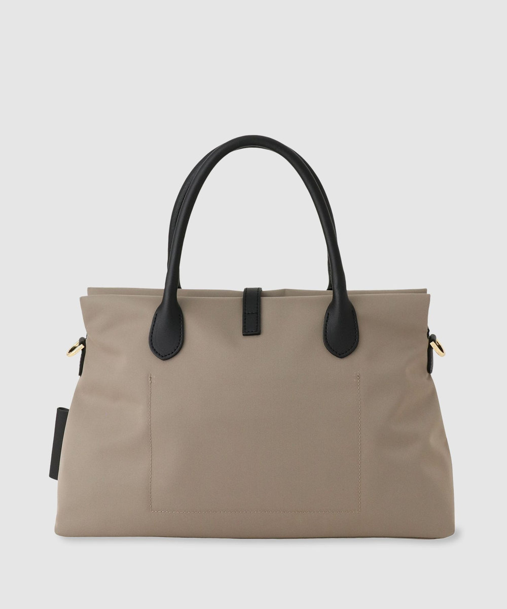 buying 【VIOLAd'ORO (ヴィオラドーロ)】ナイロンベルテッドトート モカ (85)