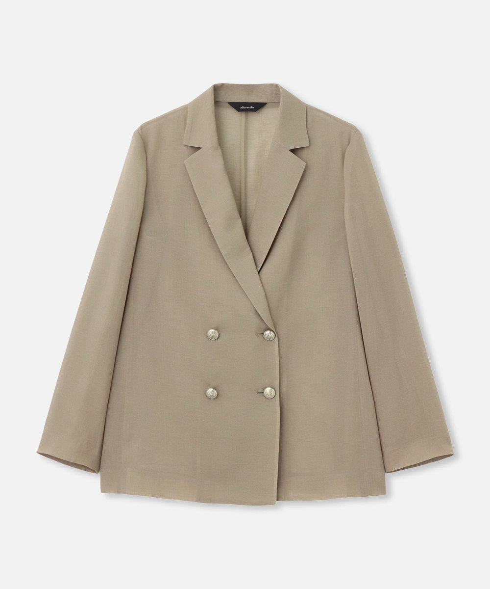 allureville ワルツシアーオーガンジャケット カーキ (76)