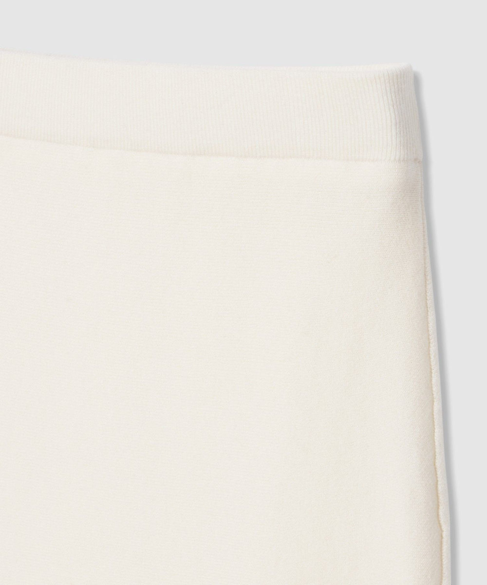 allureville ◇ウールＷフェイスナローマーメイドスカート オフホワイト (02)