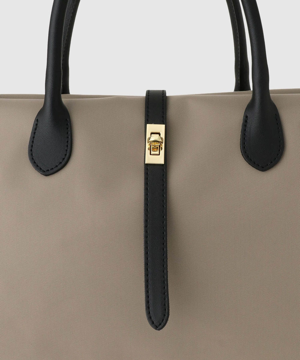 buying 【VIOLAd'ORO (ヴィオラドーロ)】ナイロンベルテッドトート モカ (85)