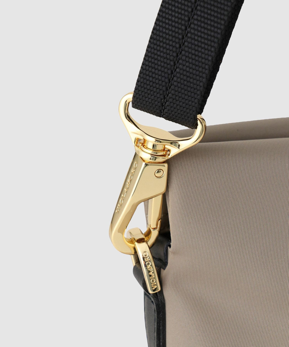 buying 【VIOLAd'ORO (ヴィオラドーロ)】ナイロンベルテッドトート モカ (85)