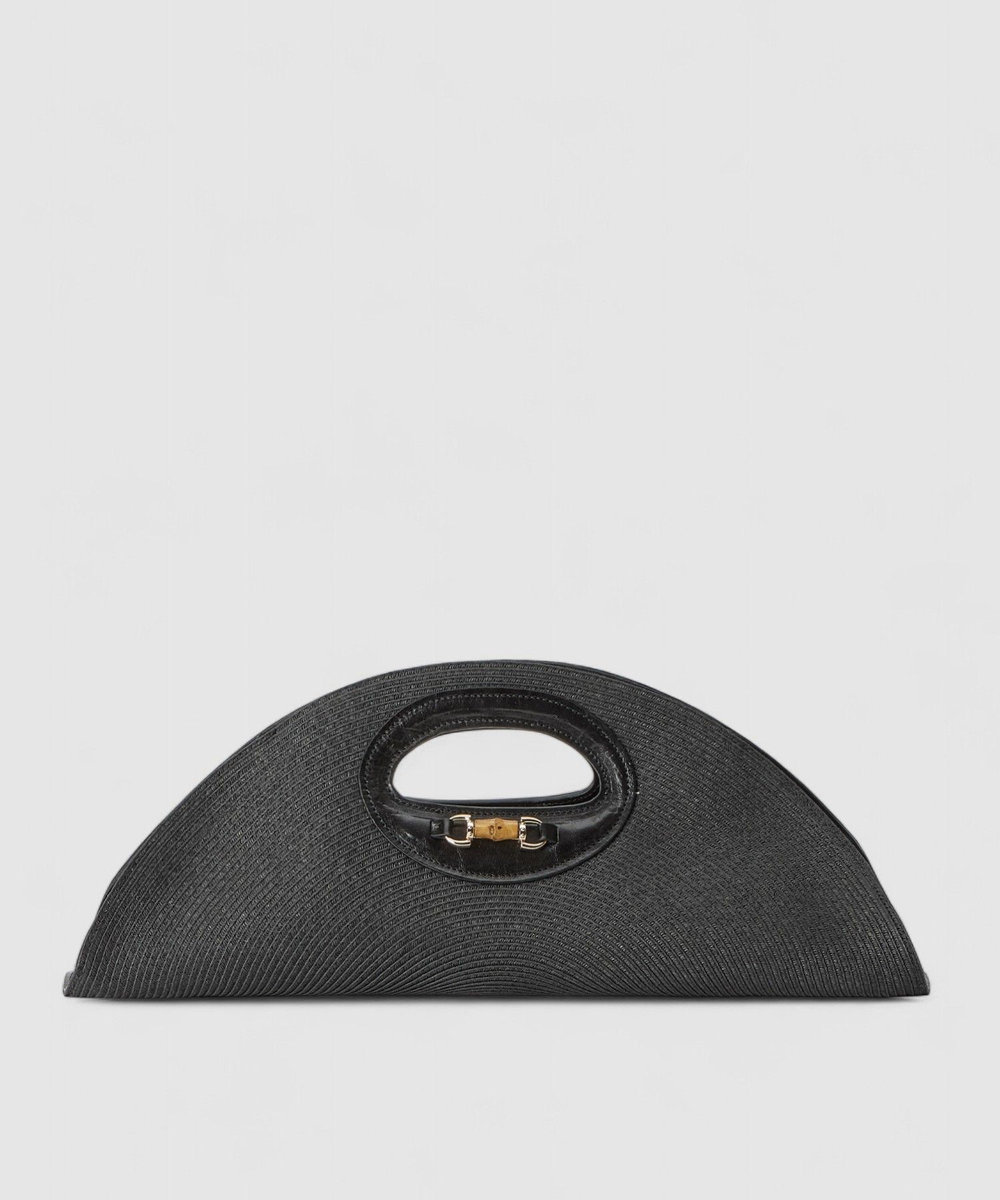 buying 【CATARZI 1910(カタルツィ ミッレノヴェチェントディエッチ)】MARTINICAハンドバッグ ブラック (95)