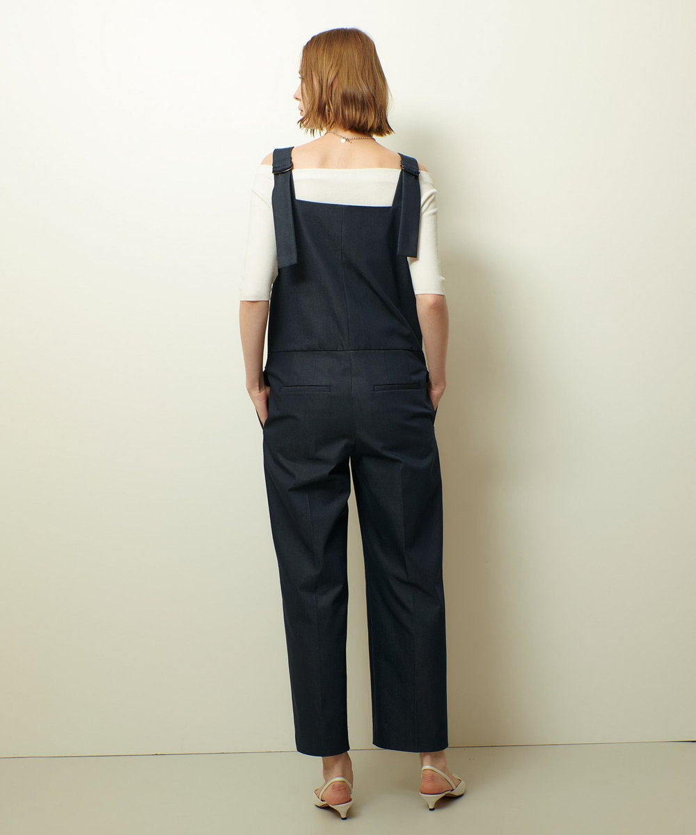 allureville リジッドデニムライクオールインワン ネイビー (65)