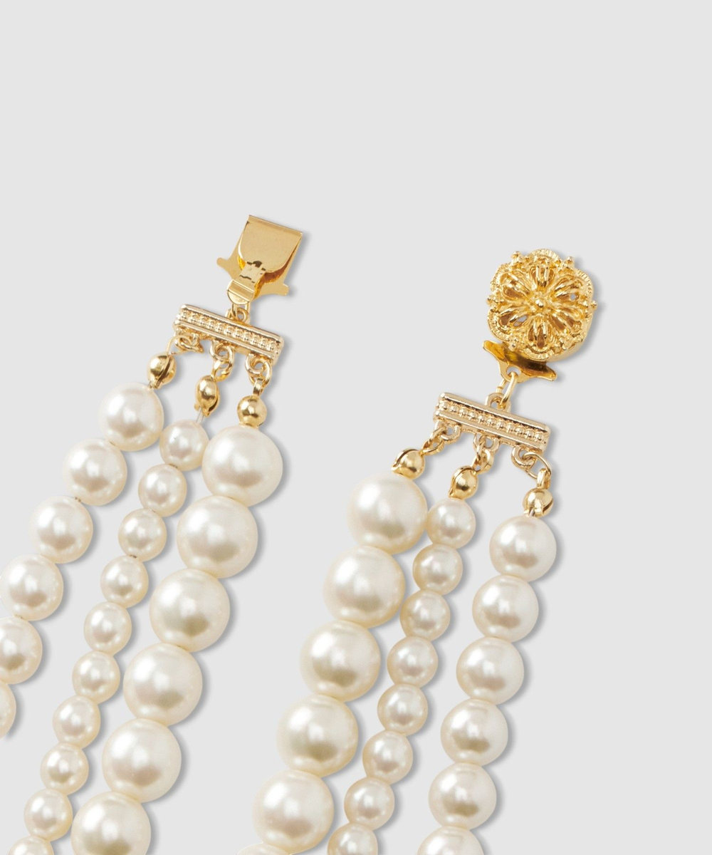 allureville 3連フェイクパールネックレス オフホワイト (02)