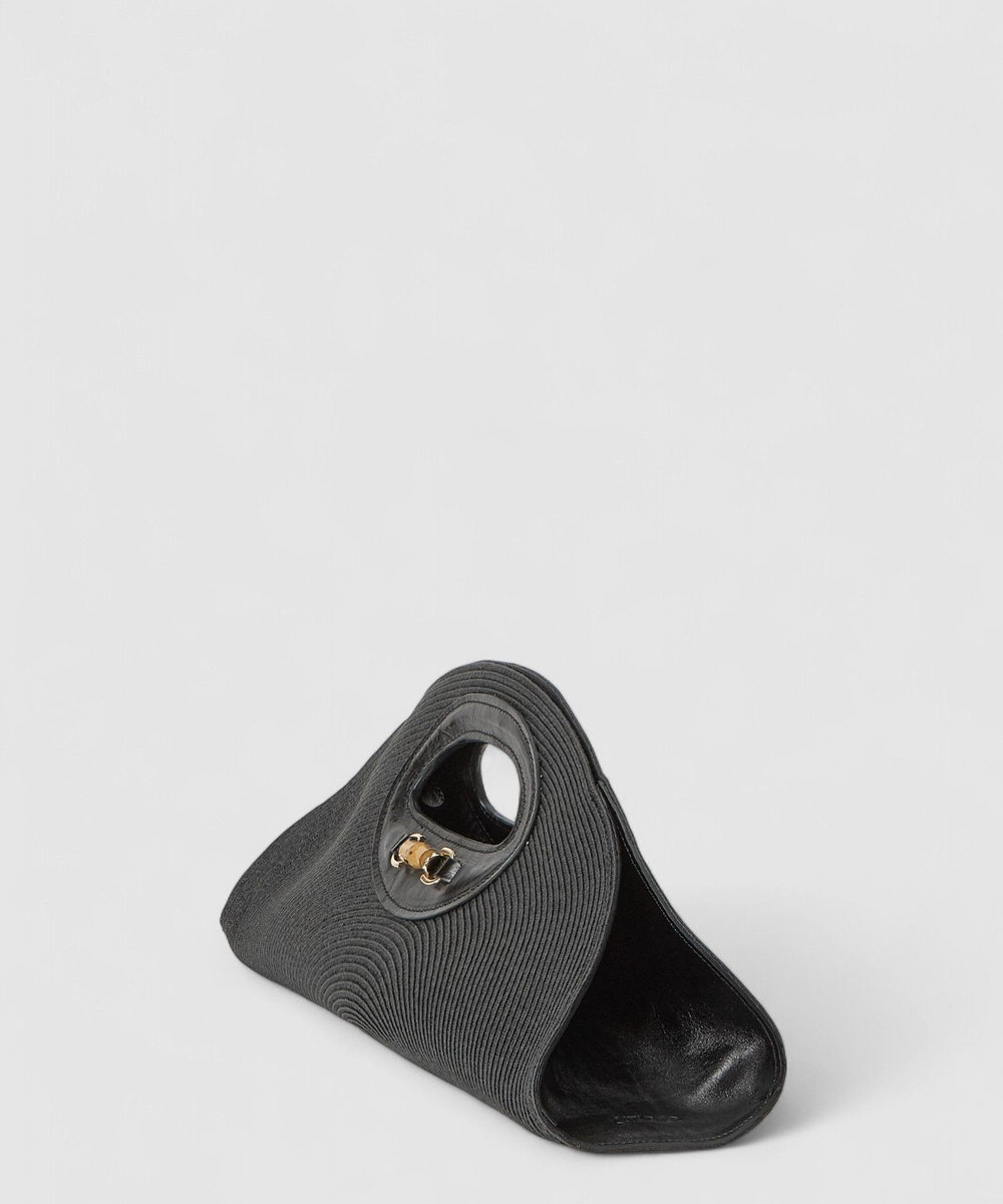 buying 【CATARZI 1910(カタルツィ ミッレノヴェチェントディエッチ)】MARTINICAハンドバッグ ブラック (95)