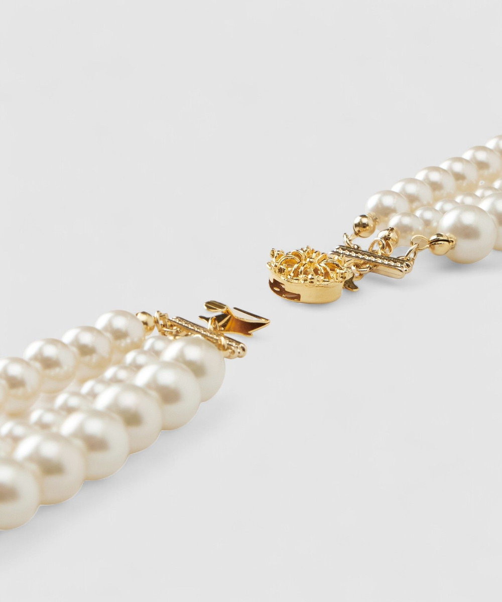 allureville 3連フェイクパールネックレス オフホワイト (02)