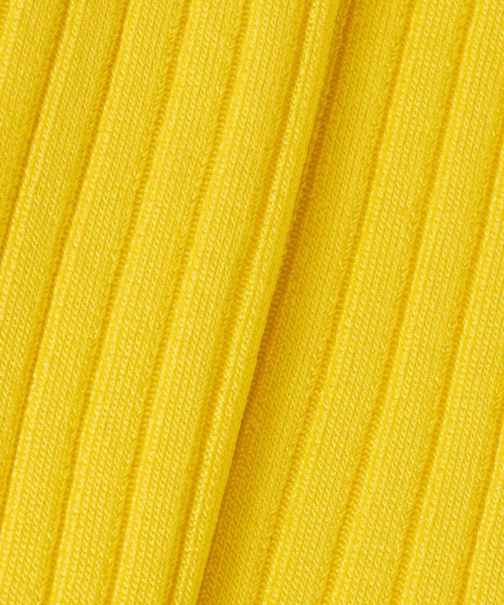 LOULOU WILLOUGHBY 【LOULOU WILLOUGHBY】ワイドリブヘムフリルタンク イエロー (21)