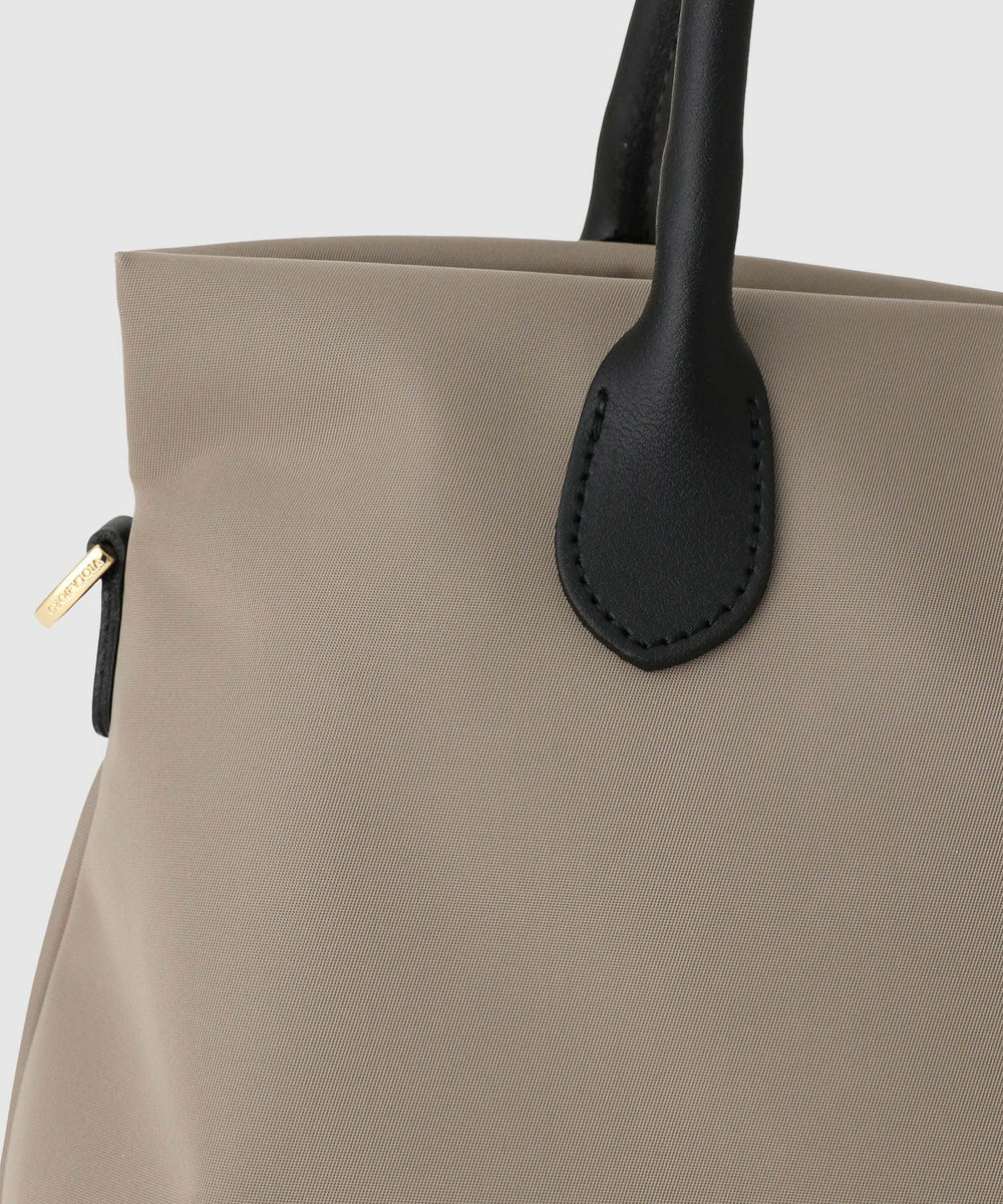 buying 【VIOLAd'ORO (ヴィオラドーロ)】ナイロンベルテッドトート モカ (85)