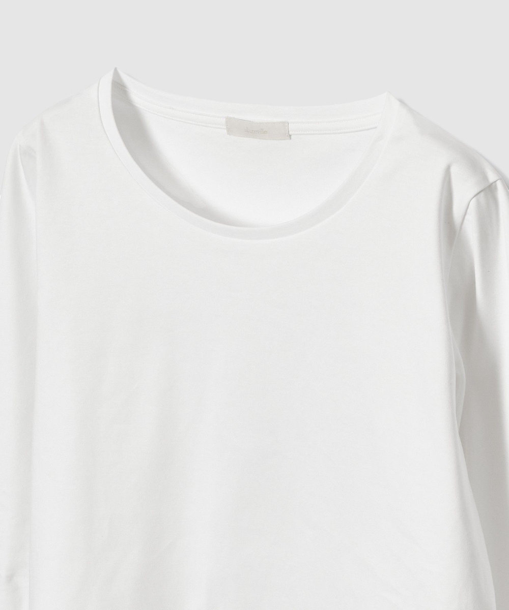 allureville 刺繍プリーツカフスプルオーバー オフホワイト (02)