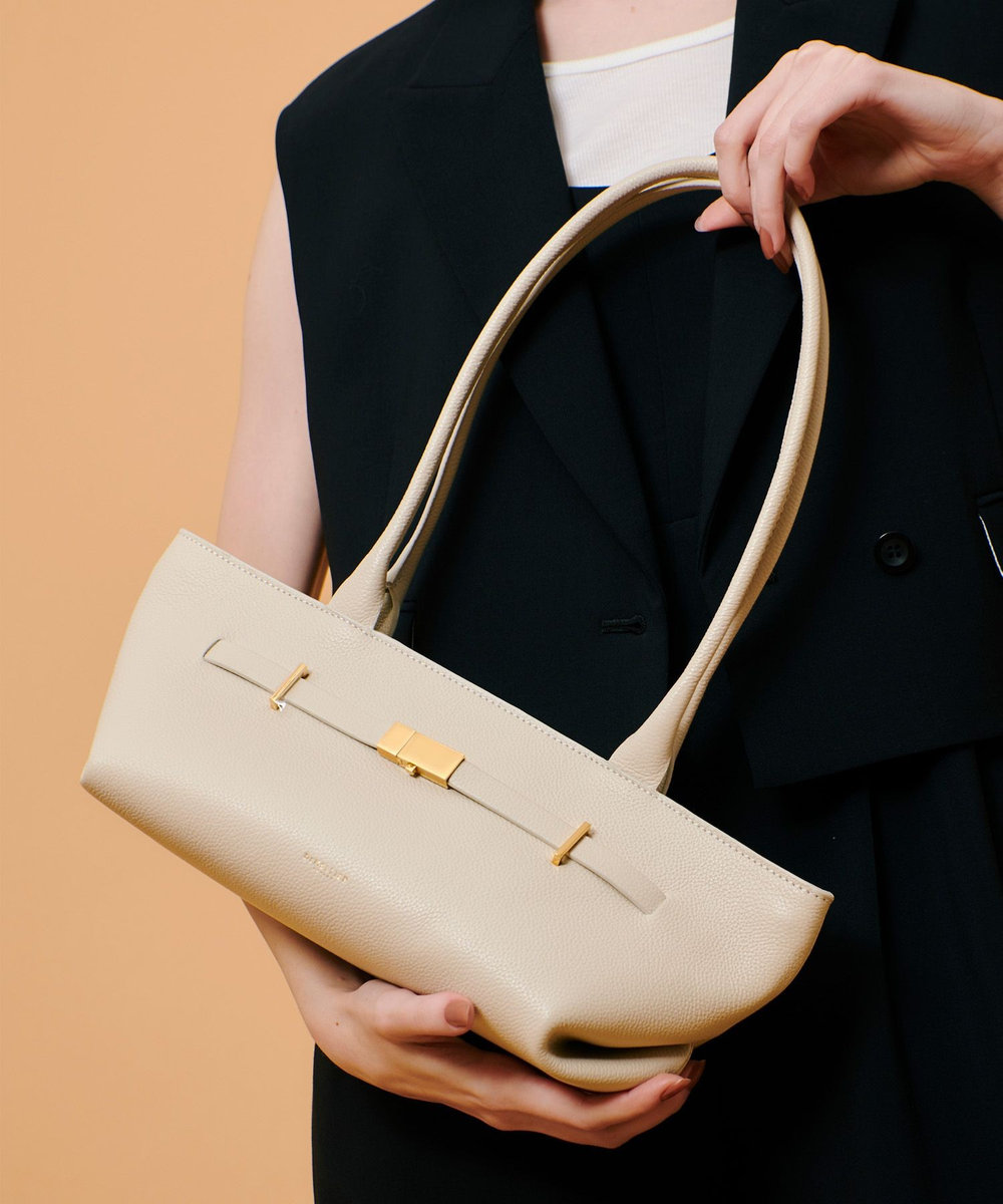 buying 【DEMELLIER(デメリエール)】 THE NEW YORK SHOULDER ハンドバッグ オフホワイト (02)