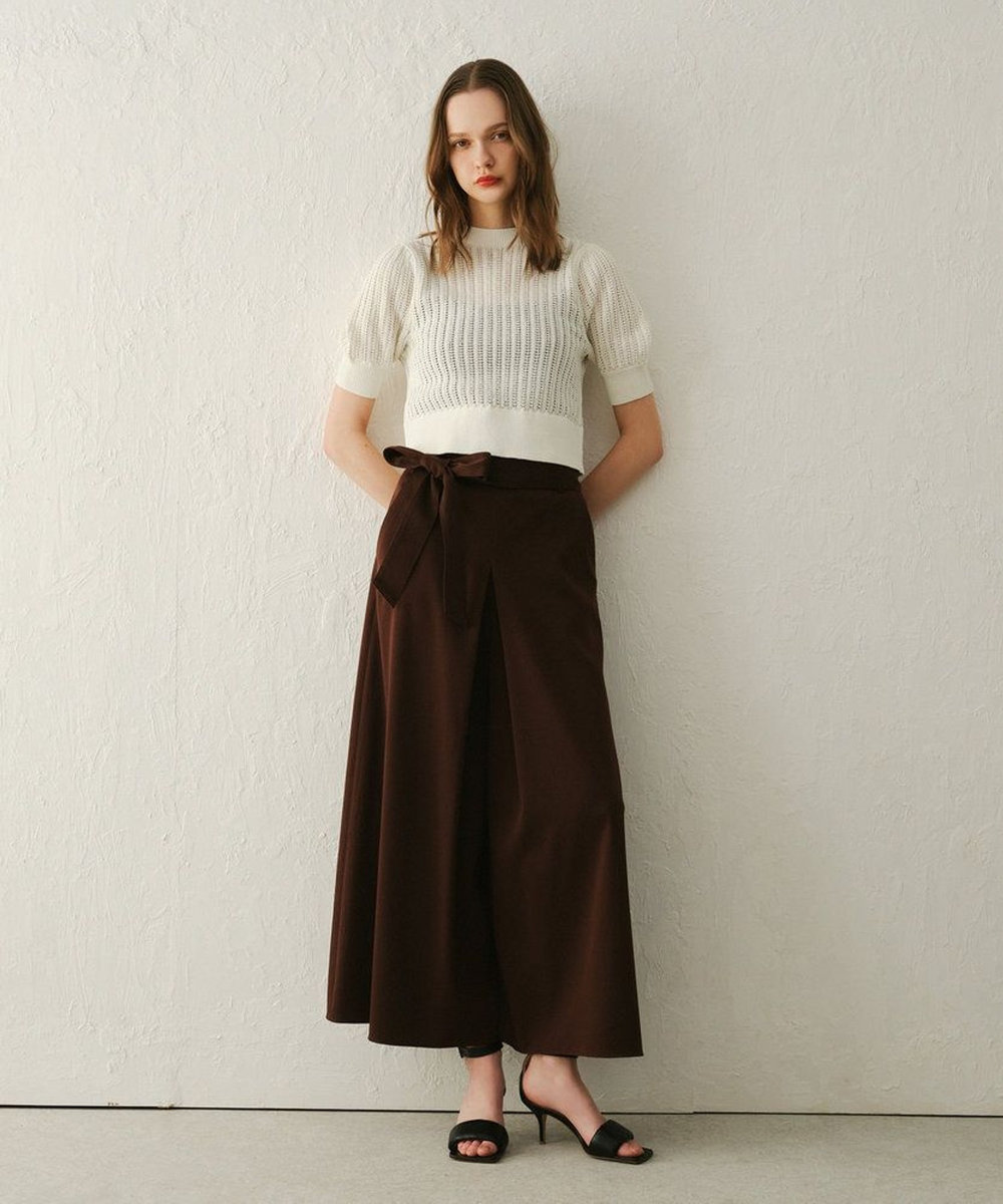 LOULOU WILLOUGHBY】ツイルワイドパンツ|allureville OFFICIAL SITE