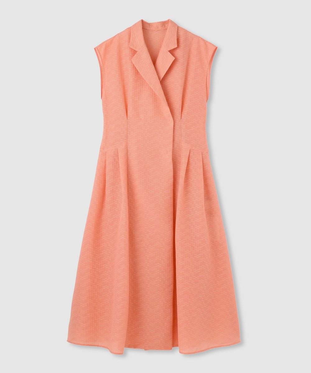 LOULOU WILLOUGHBY 【LOULOU WILLOUGHBY】シアージャガードテーラーワンピース オレンジ (31)