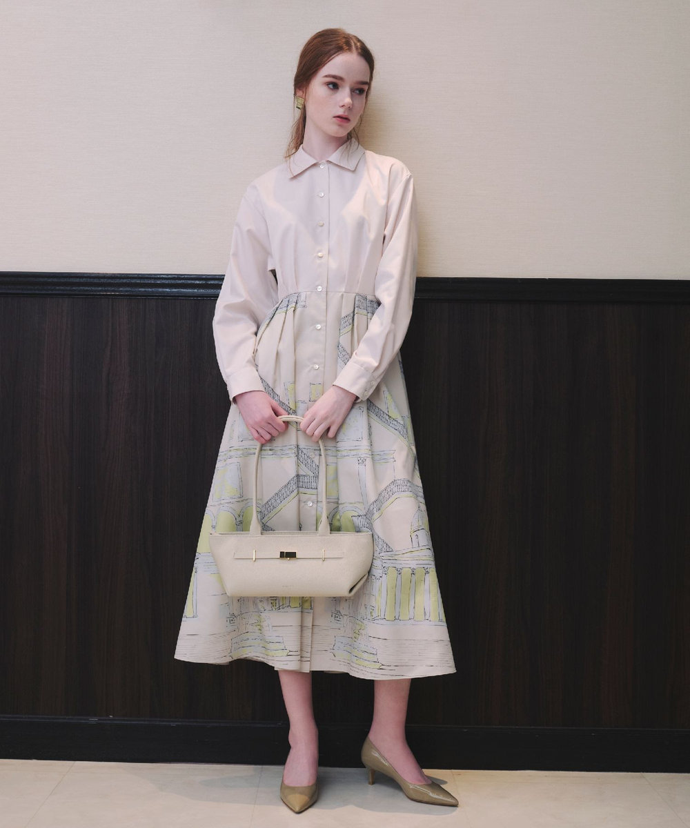 buying 【DEMELLIER(デメリエール)】 THE NEW YORK SHOULDER ハンドバッグ オフホワイト (02)