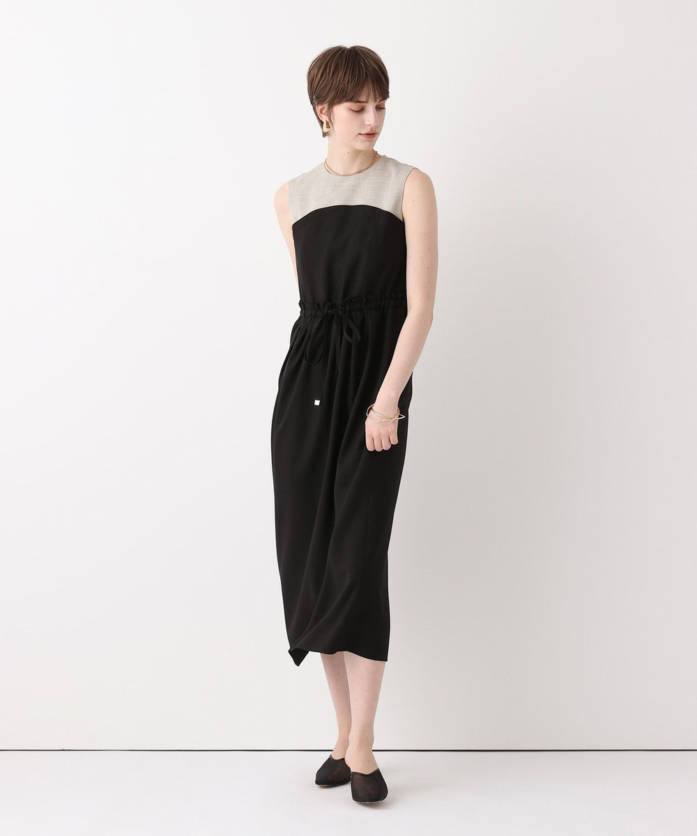 allureville 切替ドロストＩラインワンピース ブラック (95)