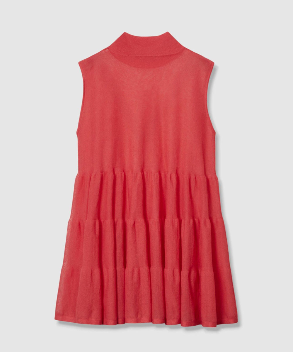 allureville シアーティアードチュニック レッド (43)