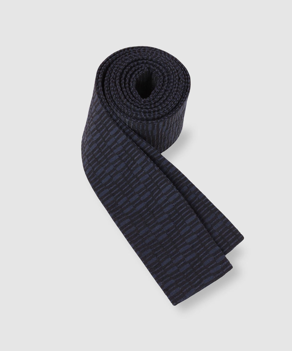 LOULOU WILLOUGHBY 【LOULOU WILLOUGHBY】シアージャガードテーラーワンピース ネイビー (65)