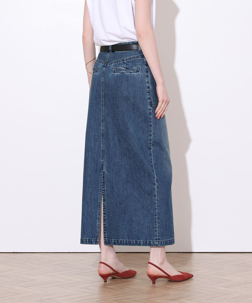 allureville デニムベイカースカート インディゴ (66)