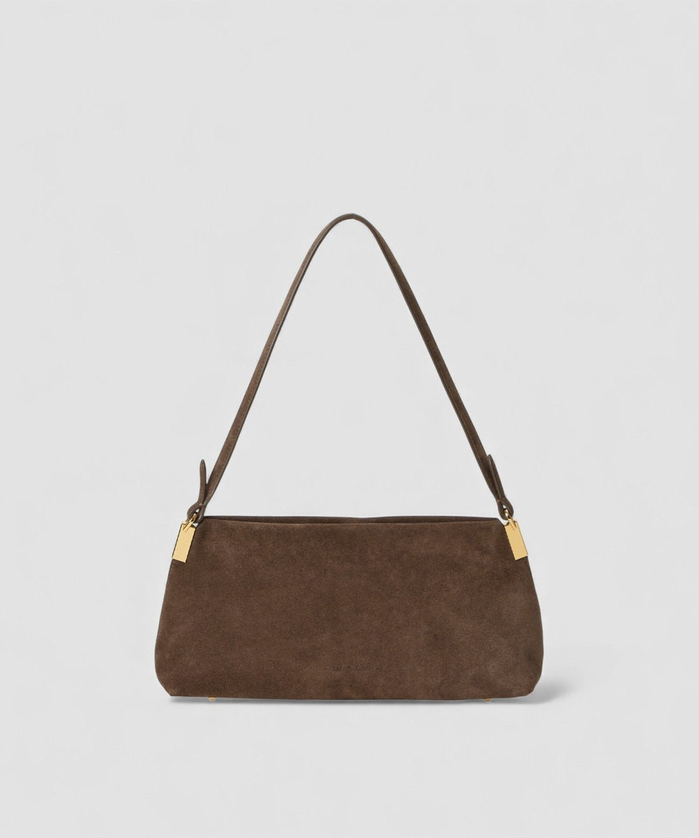 buying 【MAESTOSO(マエストソ)】AURORA BAGUTTE ハンドバッグ ダークブラウン (82)