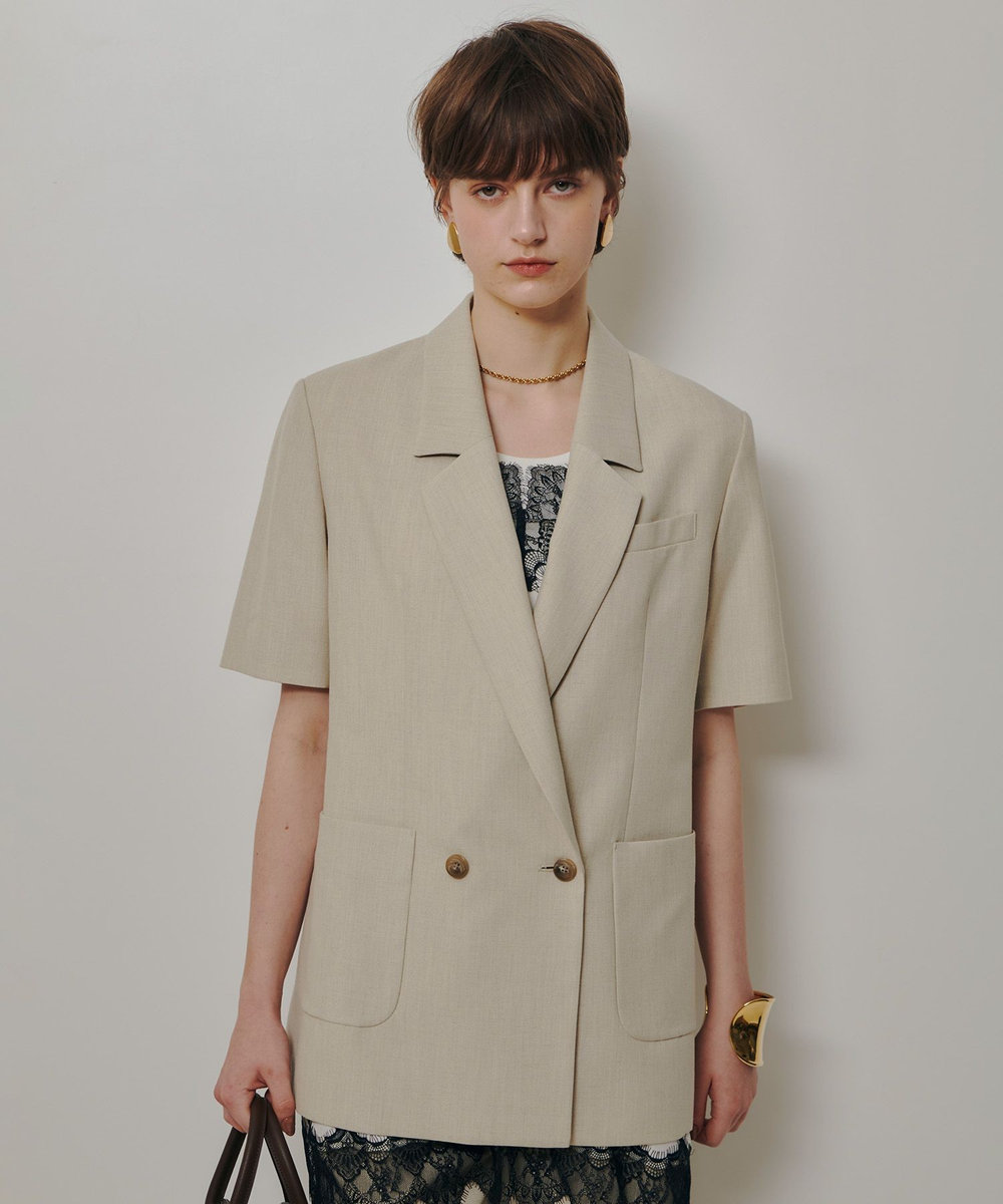 ハーフスリーブジャケット|allureville OFFICIAL SITE / ONLINE SHOP