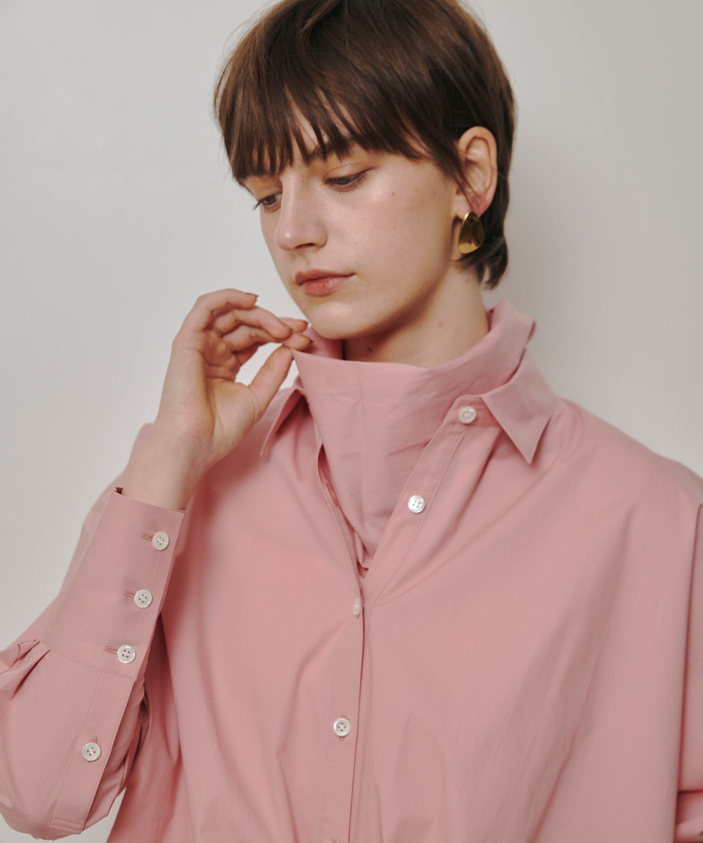 allureville 【WEB・一部店舗別注】スカーフ付バルーンシャツ ピンク (41)