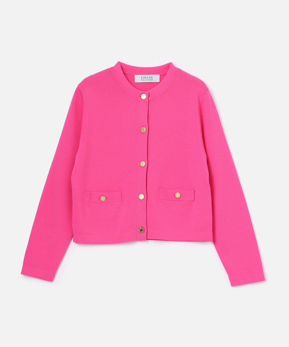 LOULOU WILLOUGHBY】ソウバリクルーコンパクトカーディガン