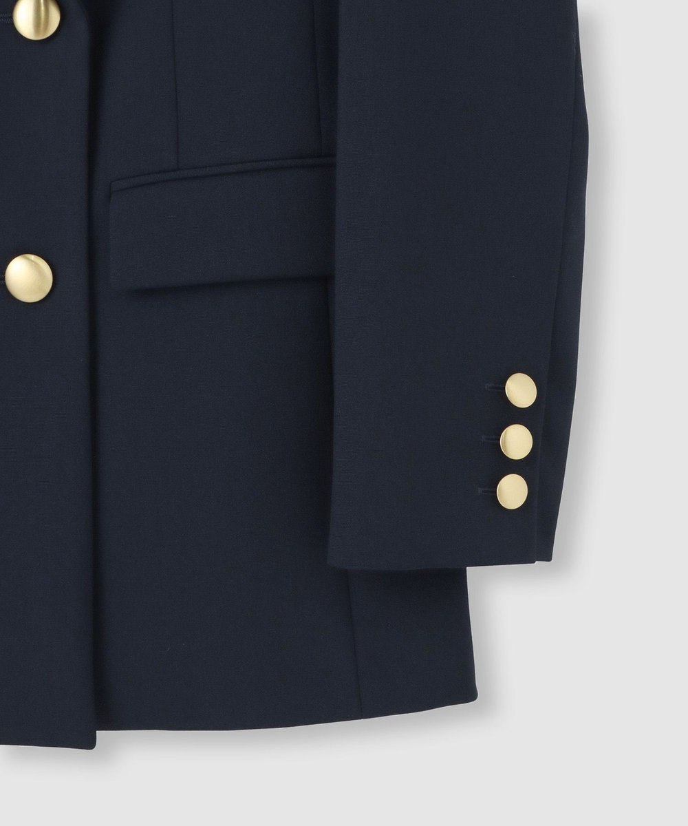 allureville リオペルダブルブレストジャケット ネイビー (65)