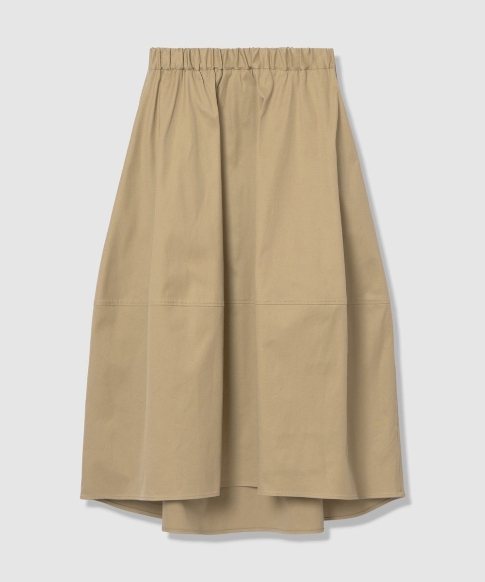 allureville チノバルーンギャザースカート ベージュ (11)