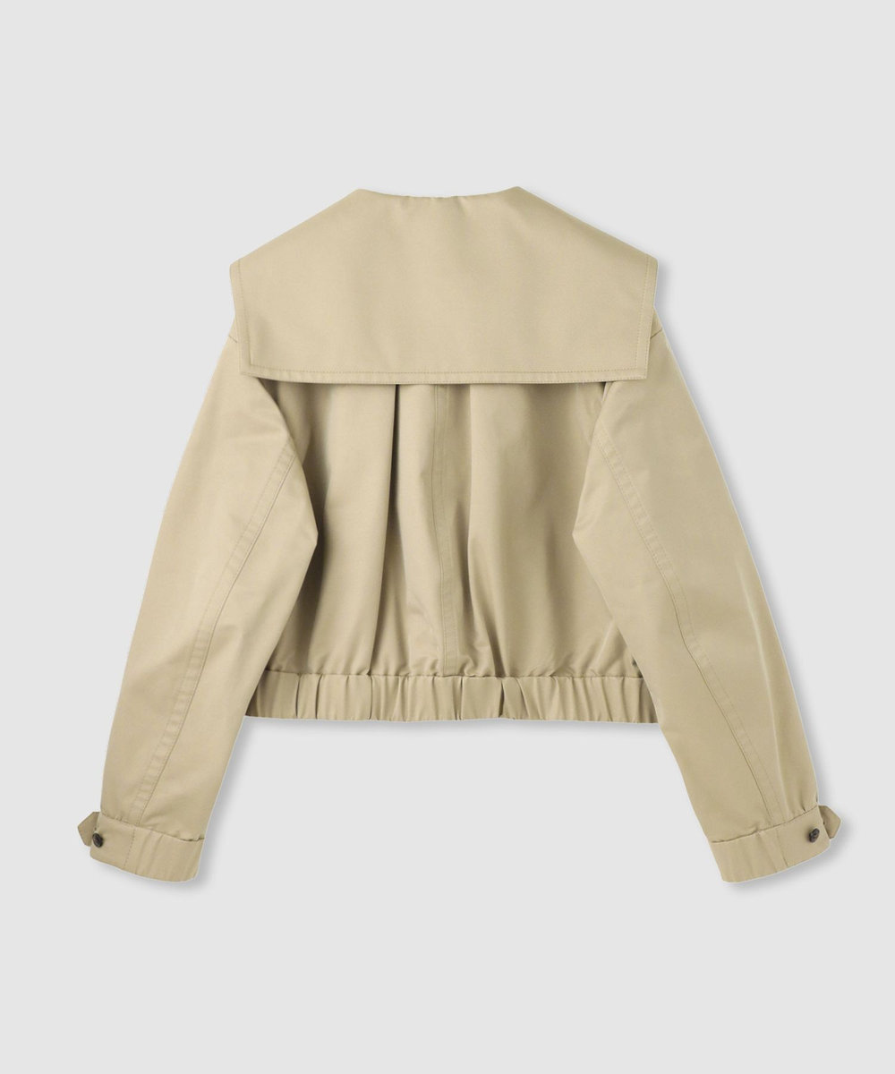 LOULOU WILLOUGHBY 【LOULOU WILLOUGHBY】シャンブレーツイルマリンブルゾン ベージュ (11)