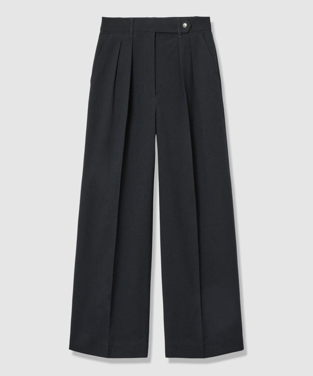 allureville サキソニードットベルトパンツ ネイビー (65)