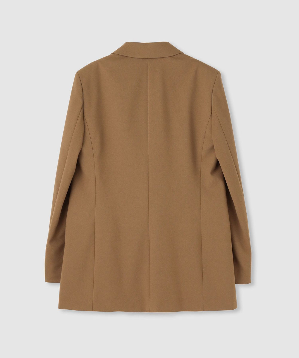 allureville リオペルダブルブレストジャケット キャメル (84)