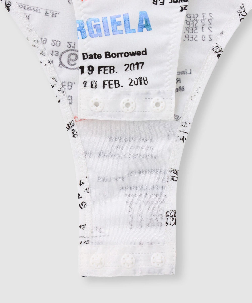 buying 【MM6 Maison Margiela/エムエム6 メゾン マルジェラ】プリントボディ ホワイト系 (08)