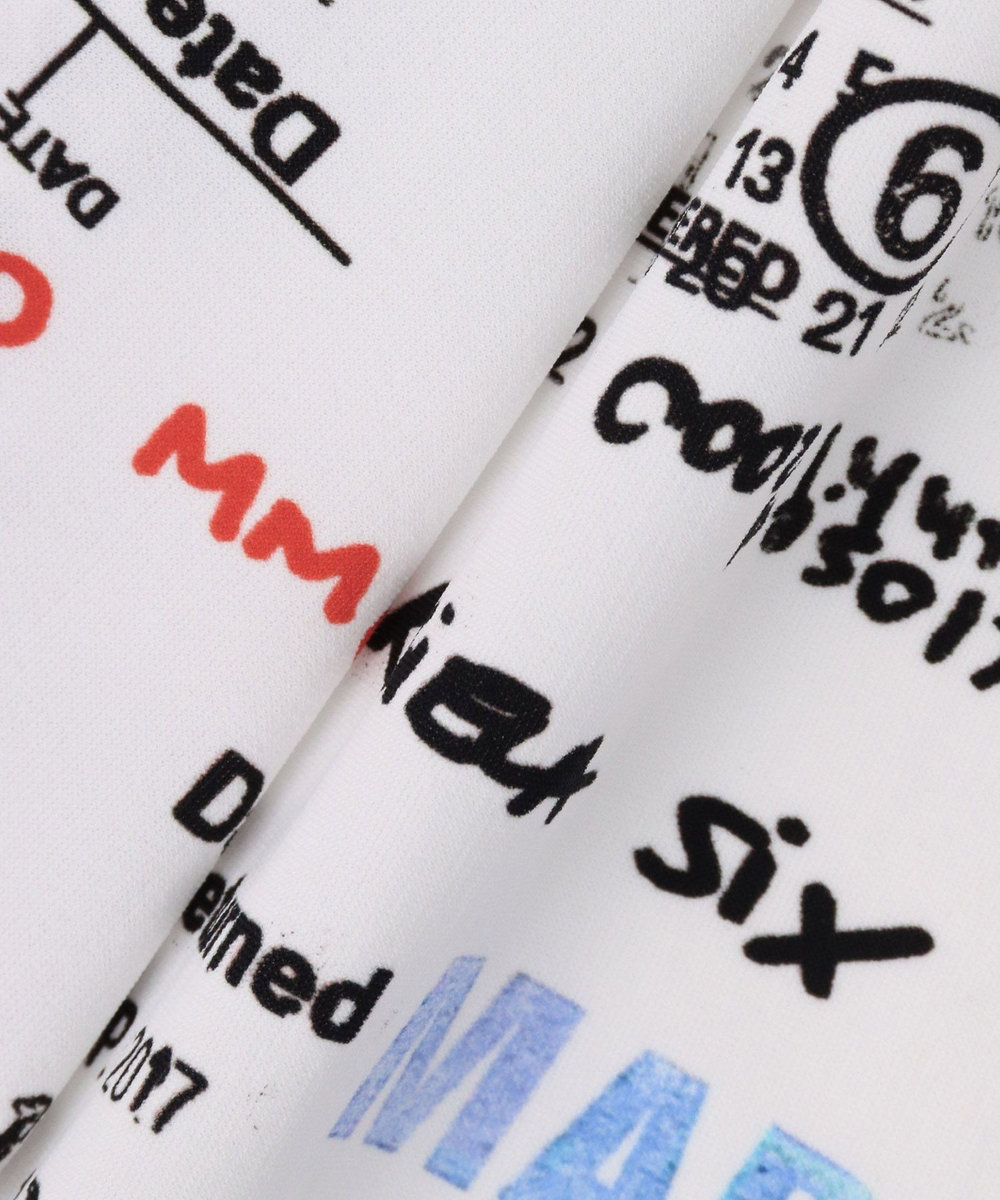 buying 【MM6 Maison Margiela/エムエム6 メゾン マルジェラ】プリントボディ ホワイト系 (08)