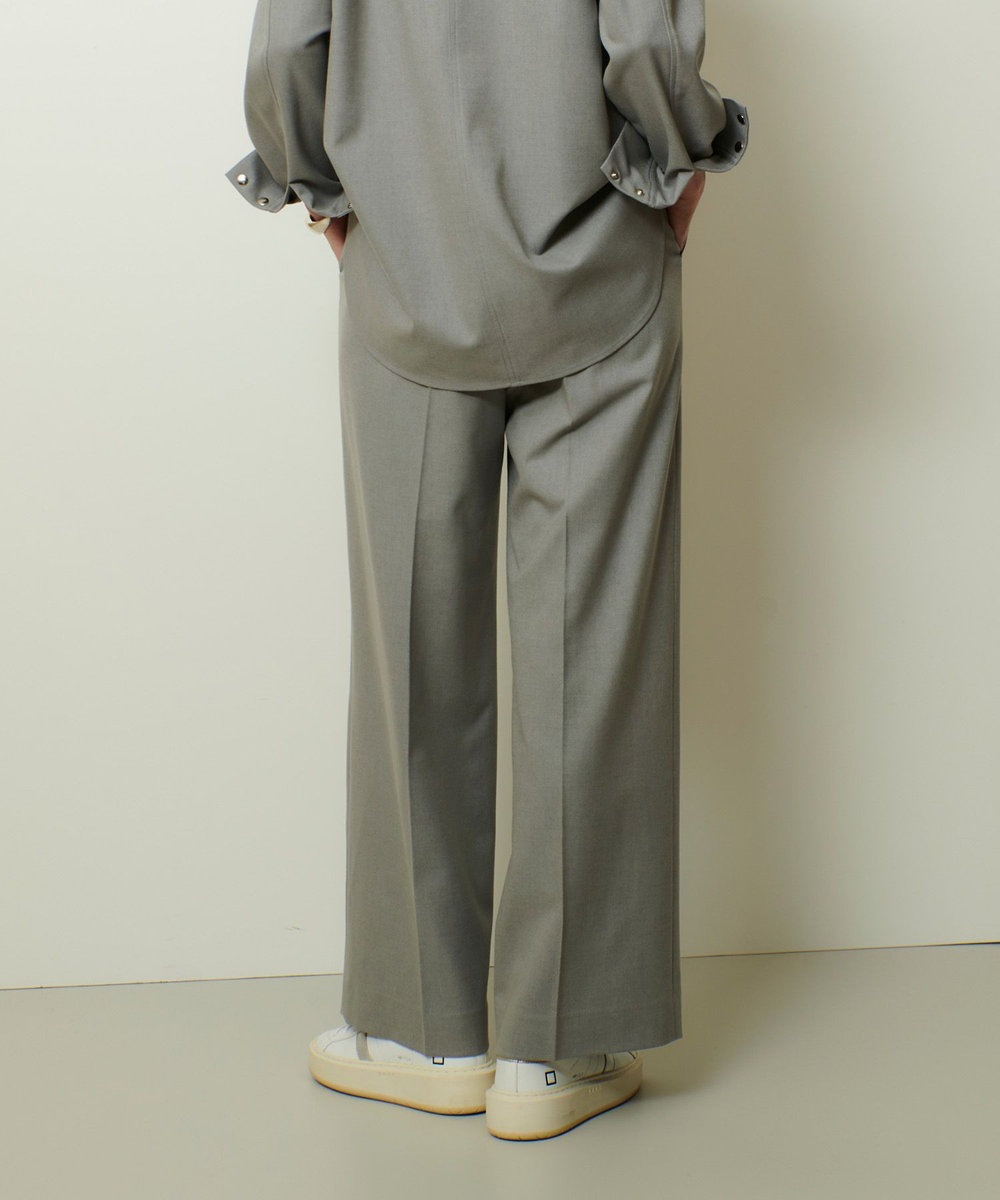 allureville サキソニードットベルトパンツ グレー (92)