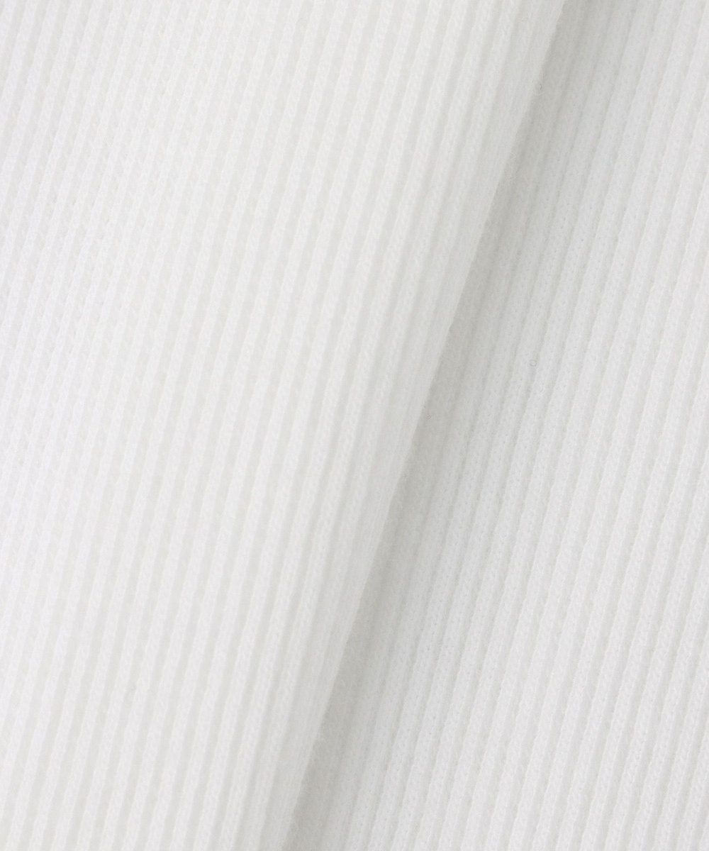 buying 【SPORTY&RICH(スポーティーアンドリッチ)】LOGO RIBBED BABY TEE ホワイト (01)