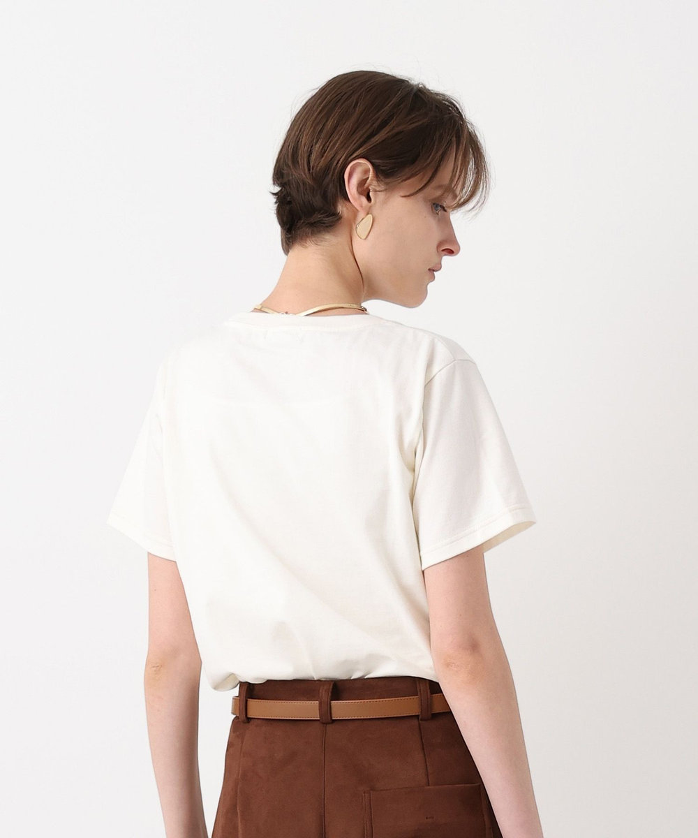 allureville ボタニカルグラフィックＴシャツ アイボリー (04)