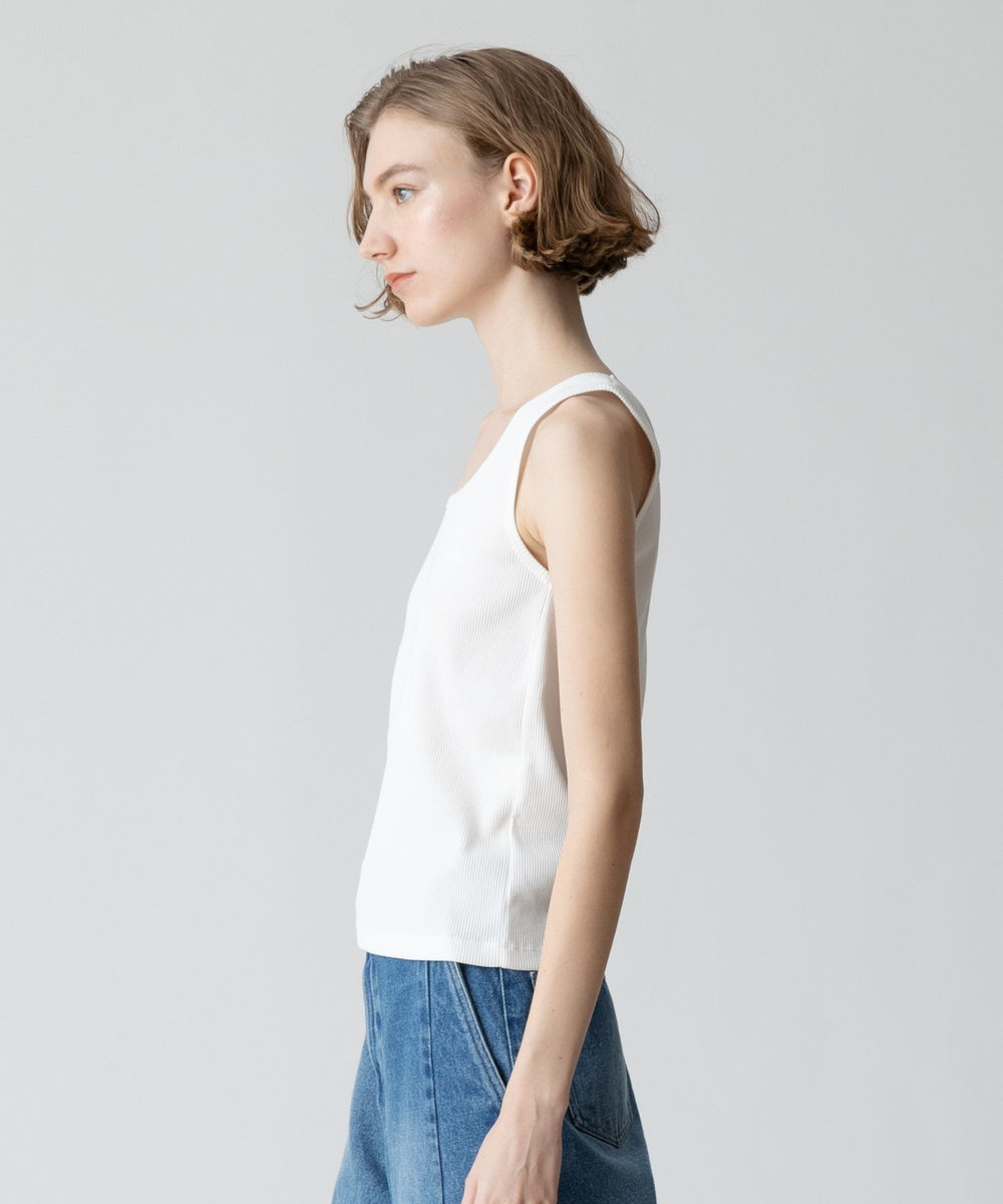 allureville スクープネックタンク オフホワイト (02)