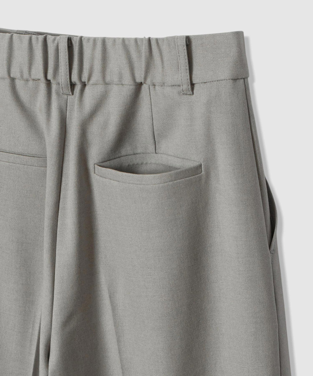 allureville サキソニードットベルトパンツ グレー (92)