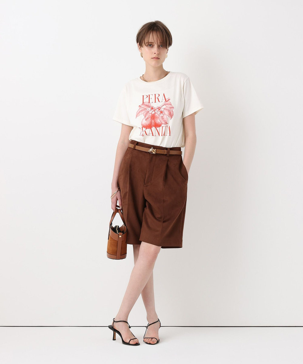 allureville ボタニカルグラフィックＴシャツ アイボリー (04)