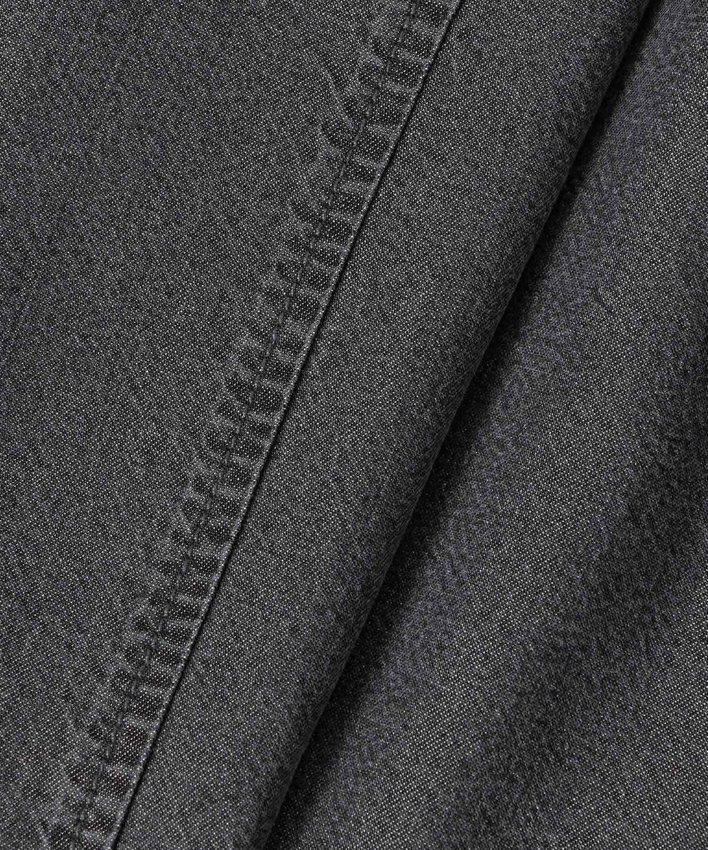 allureville 【WEB・一部店舗別注】デニムボウブラウス ブラック系 (98)