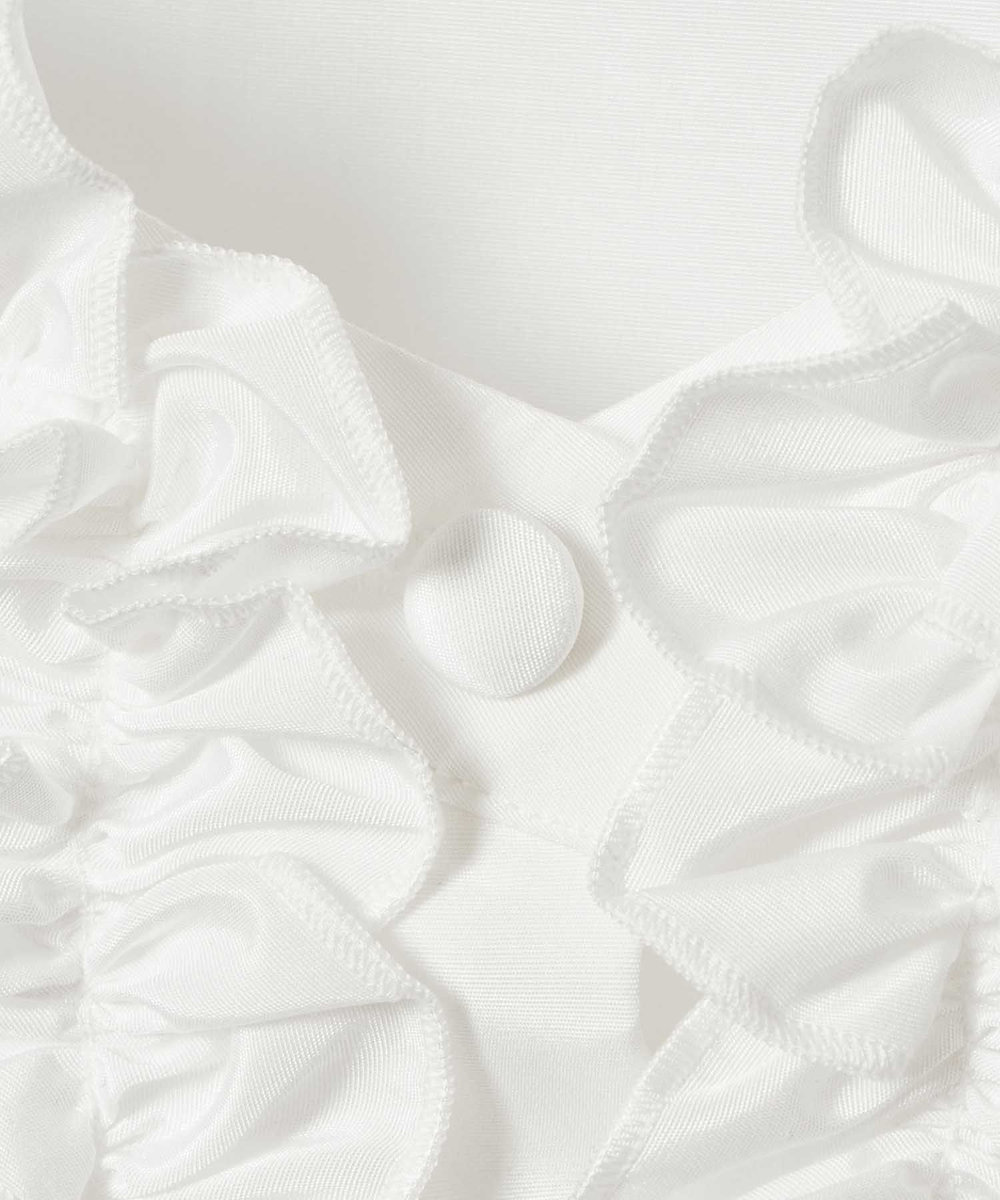 LOULOU WILLOUGHBY 【LOULOU WILLOUGHBY】テクニカルギャザーブラウス オフホワイト (02)