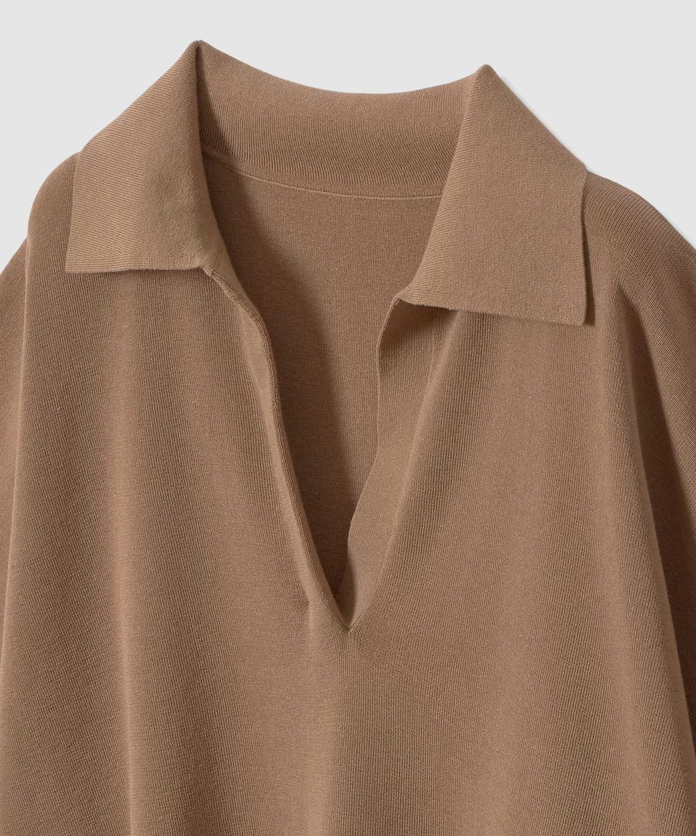 allureville ハイツイストソウバリスキッパープルオーバー ベージュ (11)