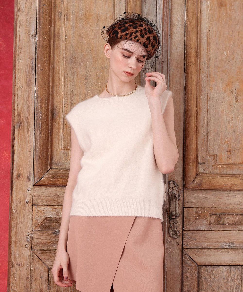 LOULOU WILLOUGHBY スフレニットプルオーバー ホワイト (01)